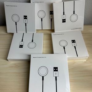 Apple Watch Magnetic Charging 1m Cable - White NIB.A Lot of 6PC